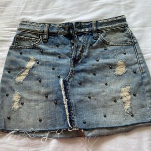 Stylish Rails jean skirt